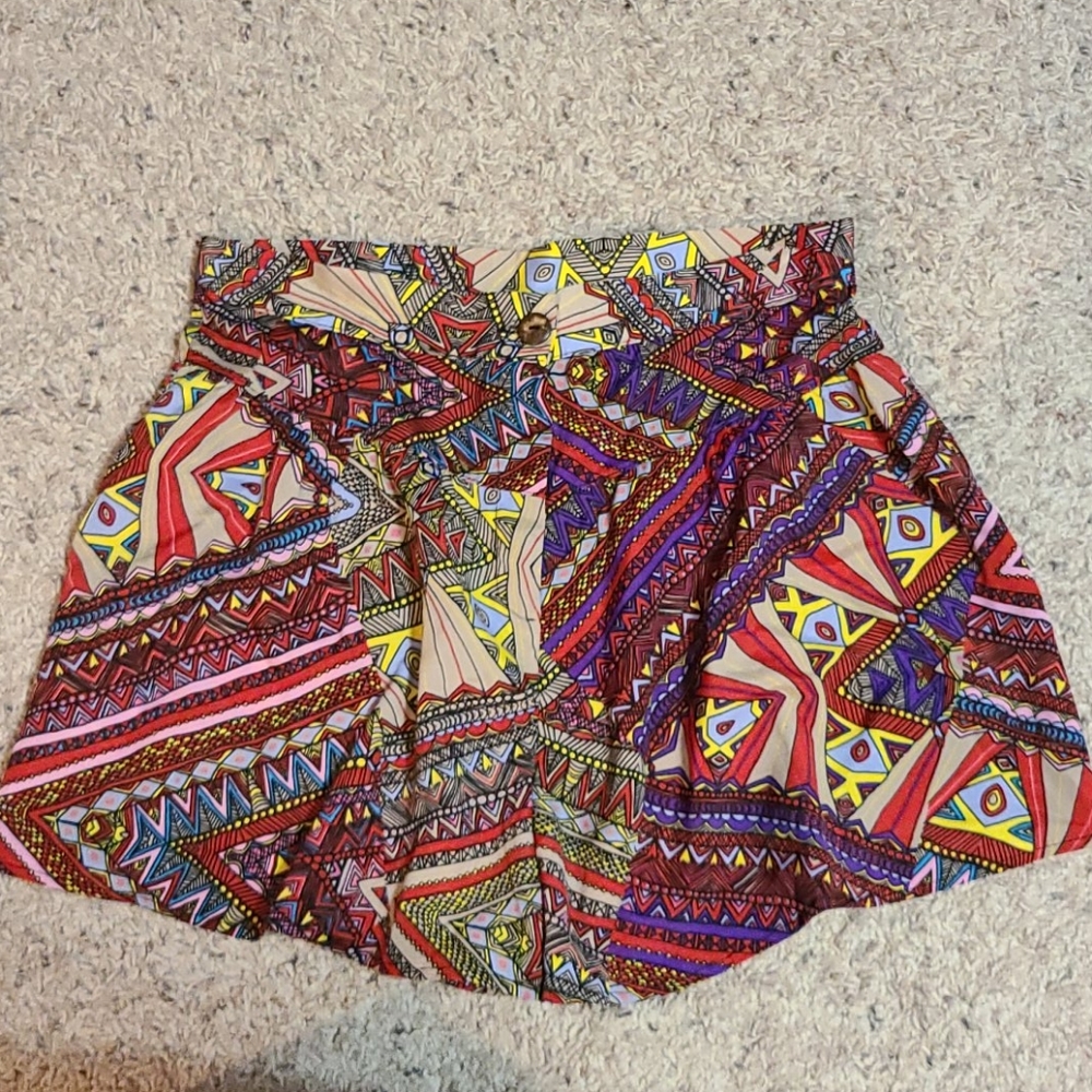 NWT Bright-patterned Shorts
